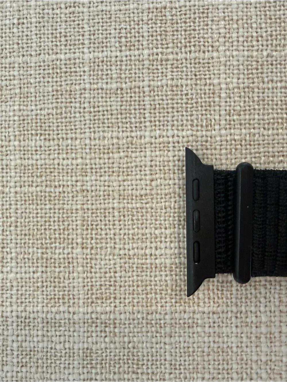 Black Nylon Loop Watch AppleWatch Band - NEVER USED